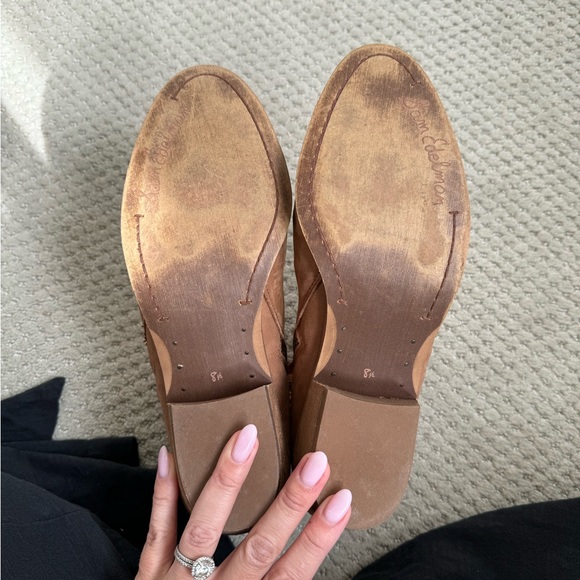 Sam Edelman Tan Slouch Ankle boots 8.5 - Picture 2 of 8